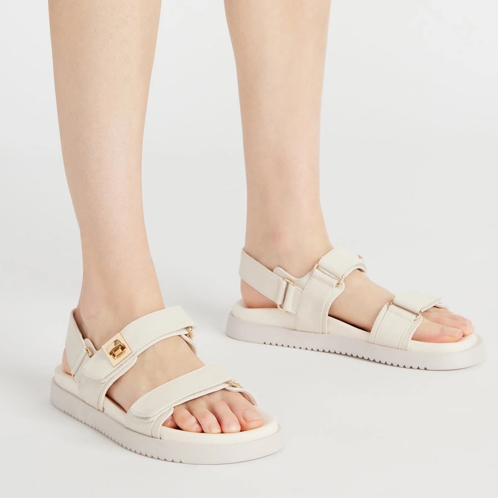 Steve Madden MONA BONE LEATHER size 8.5